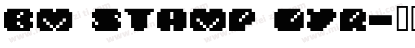 BM stamp Cyr字体转换